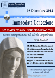 Locandina Immacolata Concezione - 2012