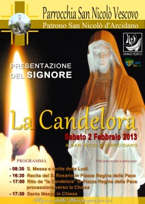 Festa della Presentazione del Signore - 28 Gennaio 2013