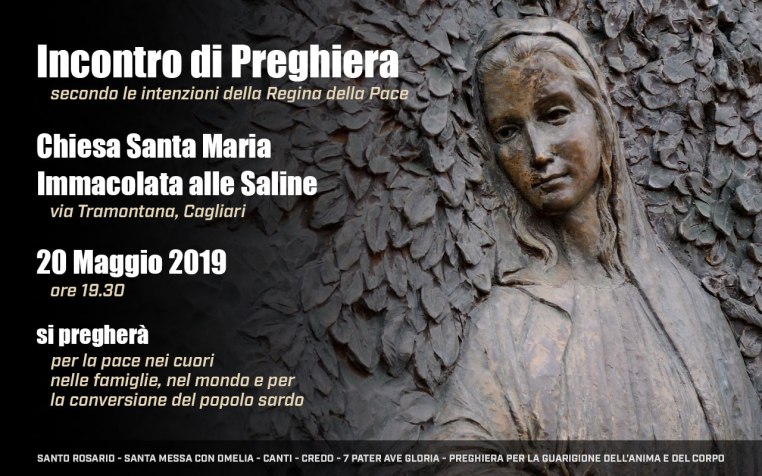 Incontro Preghiera Amici Medjugorje Sardegna 20 Maggio 2019