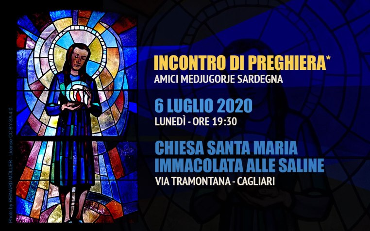Incontro Preghiera Amici Medjugorje Sardegna 6 Luglio 2020