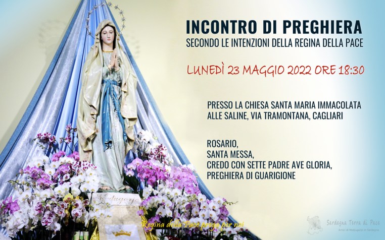 Incontro Preghiera Amici Medjugorje Sardegna 23 Maggio 2022