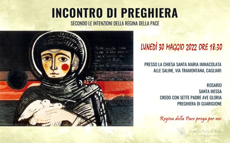 Incontro Preghiera Amici Medjugorje Sardegna 30 Maggio 2022