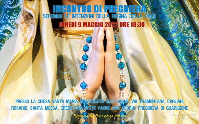 Incontro Preghiera Amici Medjugorje Sardegna 9 Maggio 2022