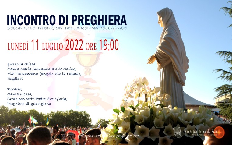 Incontro Preghiera Amici Medjugorje Sardegna 11 Luglio 2022