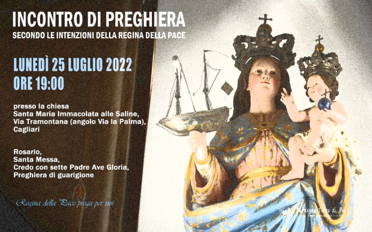 Incontro Preghiera Amici Medjugorje Sardegna 25 Luglio 2022