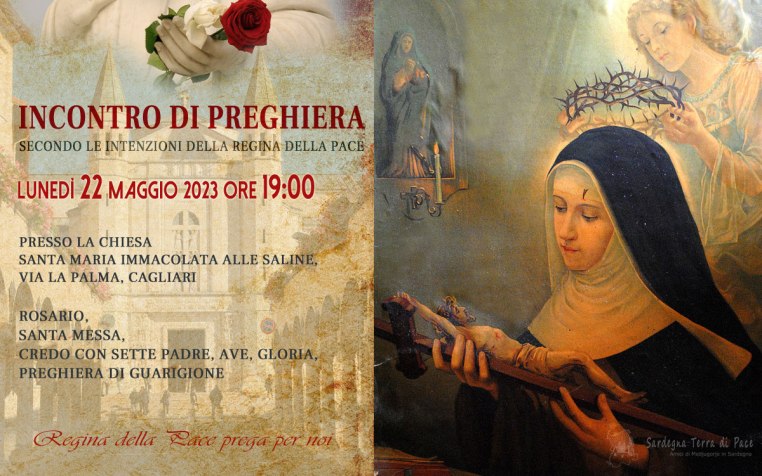 Incontro Preghiera Amici Medjugorje Sardegna 22 Maggio 2023