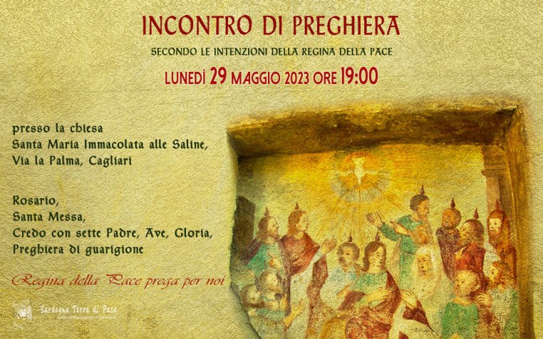 Incontro Preghiera Amici Medjugorje Sardegna 29 Maggio 2023